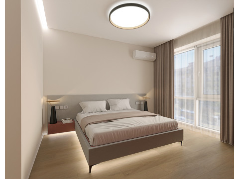 Scene - Bedroom with dressing room 3D Model
