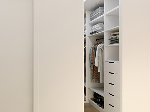 Scene - Bedroom with dressing room 3D Model