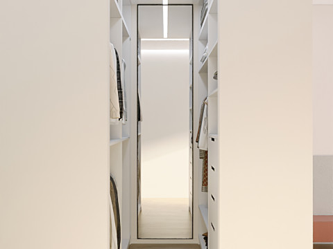 Scene - Bedroom with dressing room 3D Model