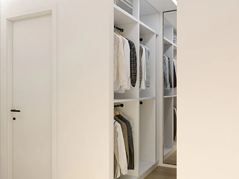 Scene - Bedroom with dressing room 3D Model