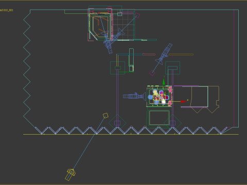 Escena Moderna Sala De Reuniones Modelo 3D