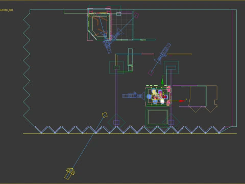 Scene Modern Meeting Room 3D Model