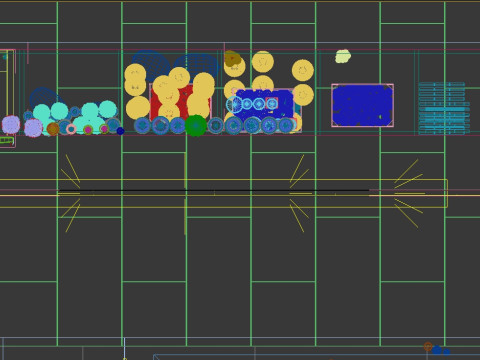 Повністю готова 3D сцена Душова Комора Гардеробна 3D Модель