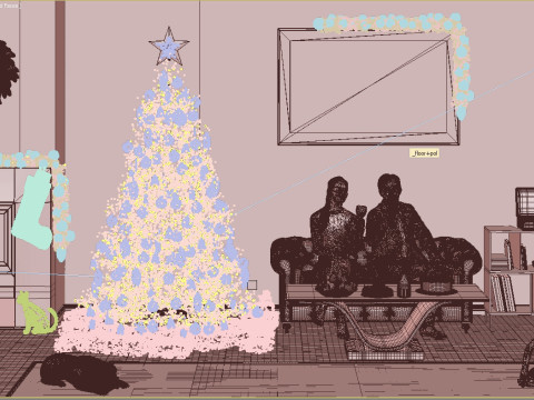 KerstSceneModels 3D Model