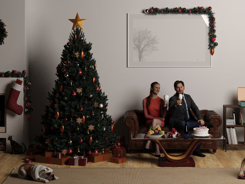 KerstSceneModels 3D Model