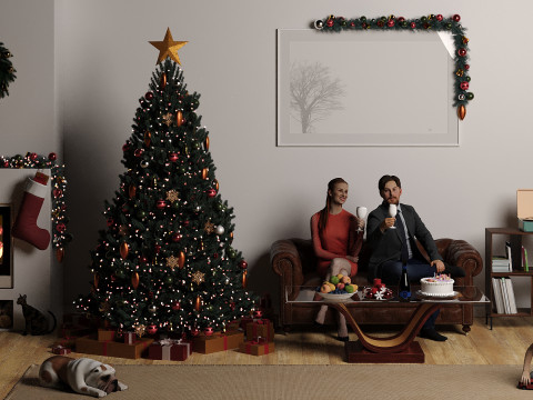 KerstSceneModels 3D Model