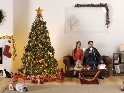 KerstSceneModels 3D Model