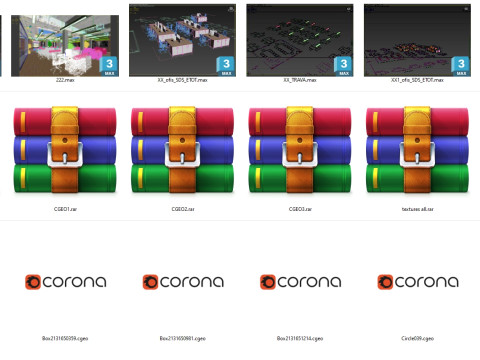 3ds Max 2013 Corona 13 3D Model