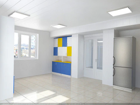 3D Scene Vulcanesti Retail Interior V-Ray 5 3ds Max 2013 3D Model