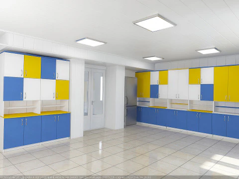 3D Scene Vulcanesti Retail Interior V-Ray 5 3ds Max 2013 3D Model