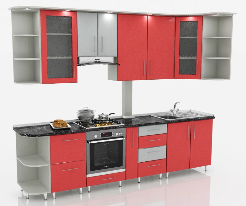Of the kitchen 3D Model .c4d .max .obj .3ds .fbx .stl .blend