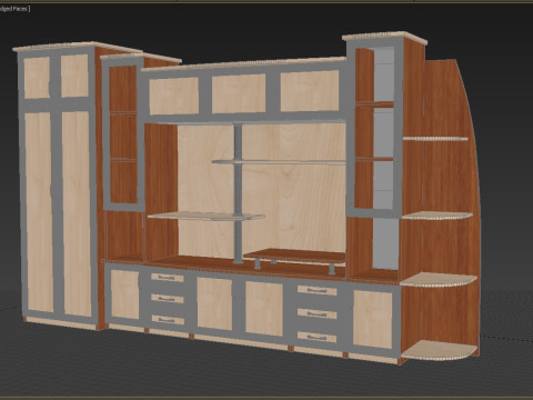 of the wall 3D Model