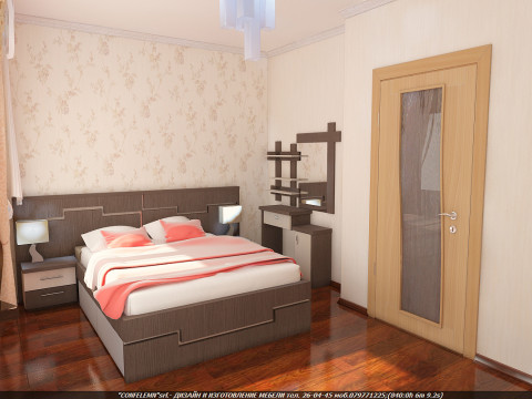 3D bedroom scene OLD HISTORY 3D Model