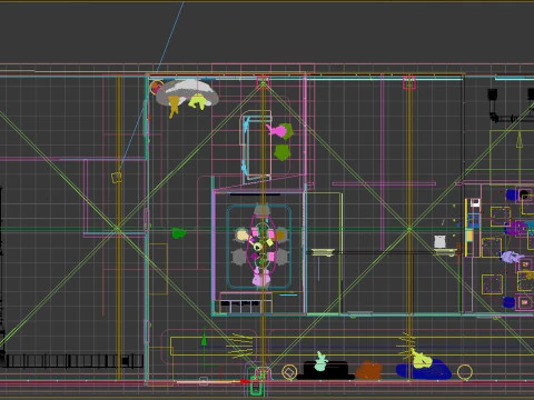 Office space - 3D SCENE 3D Model