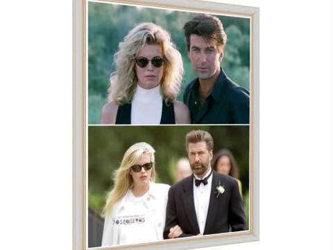 Lots of framed paintings---photo picture 3D Model
