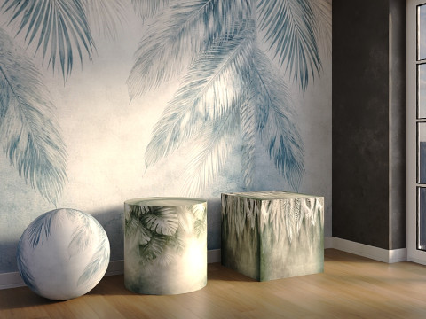 Collection of wallpapers Botanical Modern 3D Model