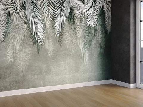 Collection of wallpapers Botanical Modern 3D Model
