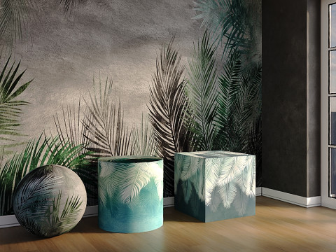 Warm tropic Graphite and mint Cold tropic 3D Model