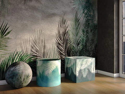 Warm tropic Graphite and mint Cold tropic 3D Model