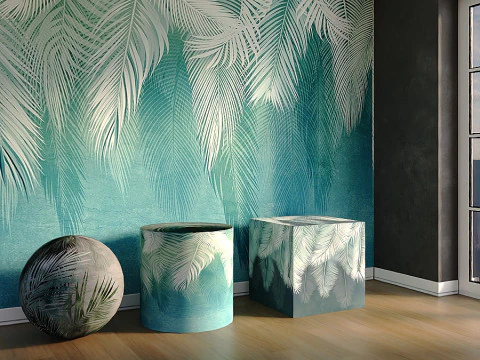 Warm tropic Graphite and mint Cold tropic 3D Model
