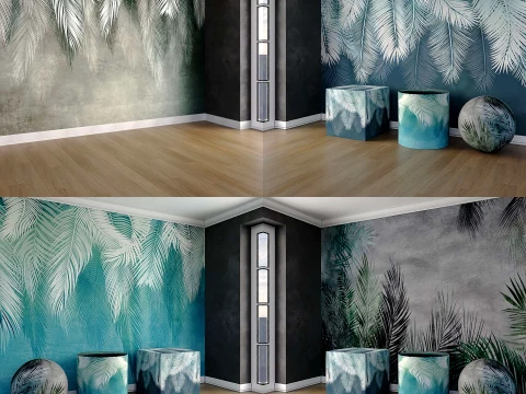 Warm tropic Graphite and mint Cold tropic 3D Model