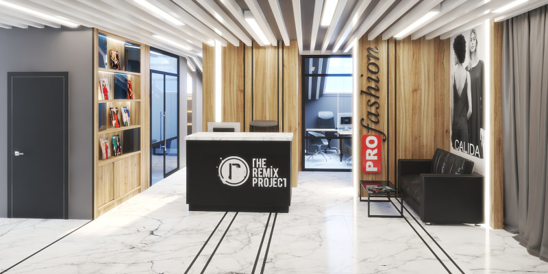 Commercial office - business 3D Model .c4d .max .obj .3ds .fbx .stl .blend 