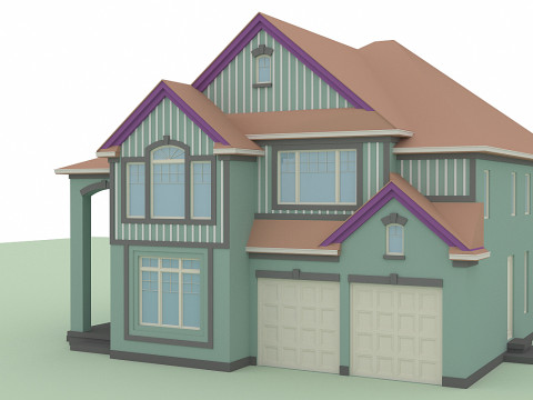 Modelo tradicional de Toscana--- Sin texturas Modelo 3D