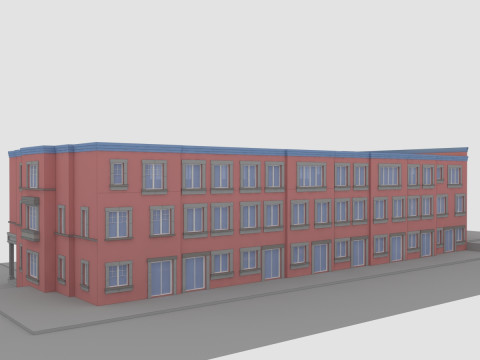 Block06 --- Modell 3D Modell