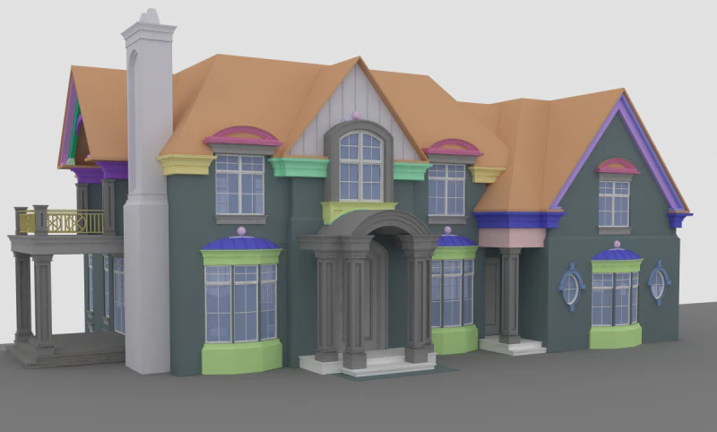 339 Mountain Brow--- model 3D Model .c4d .max .obj .3ds .fbx .stl .blend