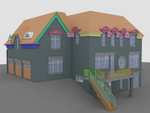 339 Mountain Brow--- model 3D Model