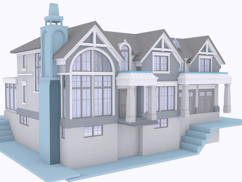 417 Donnybrook Contemporary - Casa Cl&aacute;ssica --- modelo Modelo 3D