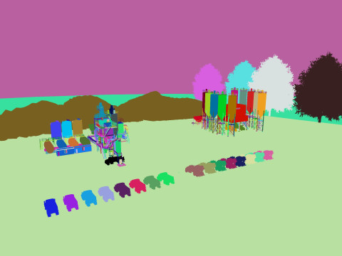 Concrete plantplants SCENE MODELS 3D Model