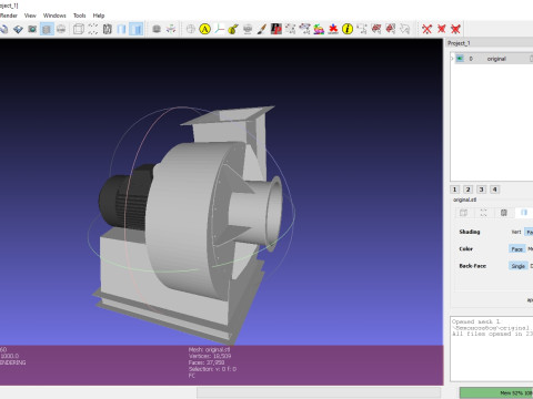 Concrete plantplants SCENE MODELS 3D Model