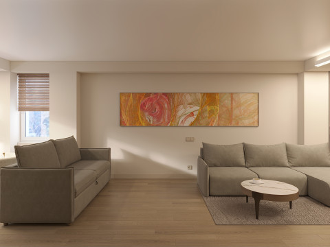 APARTAMENTO SALA DE ESTAR Modelo 3D