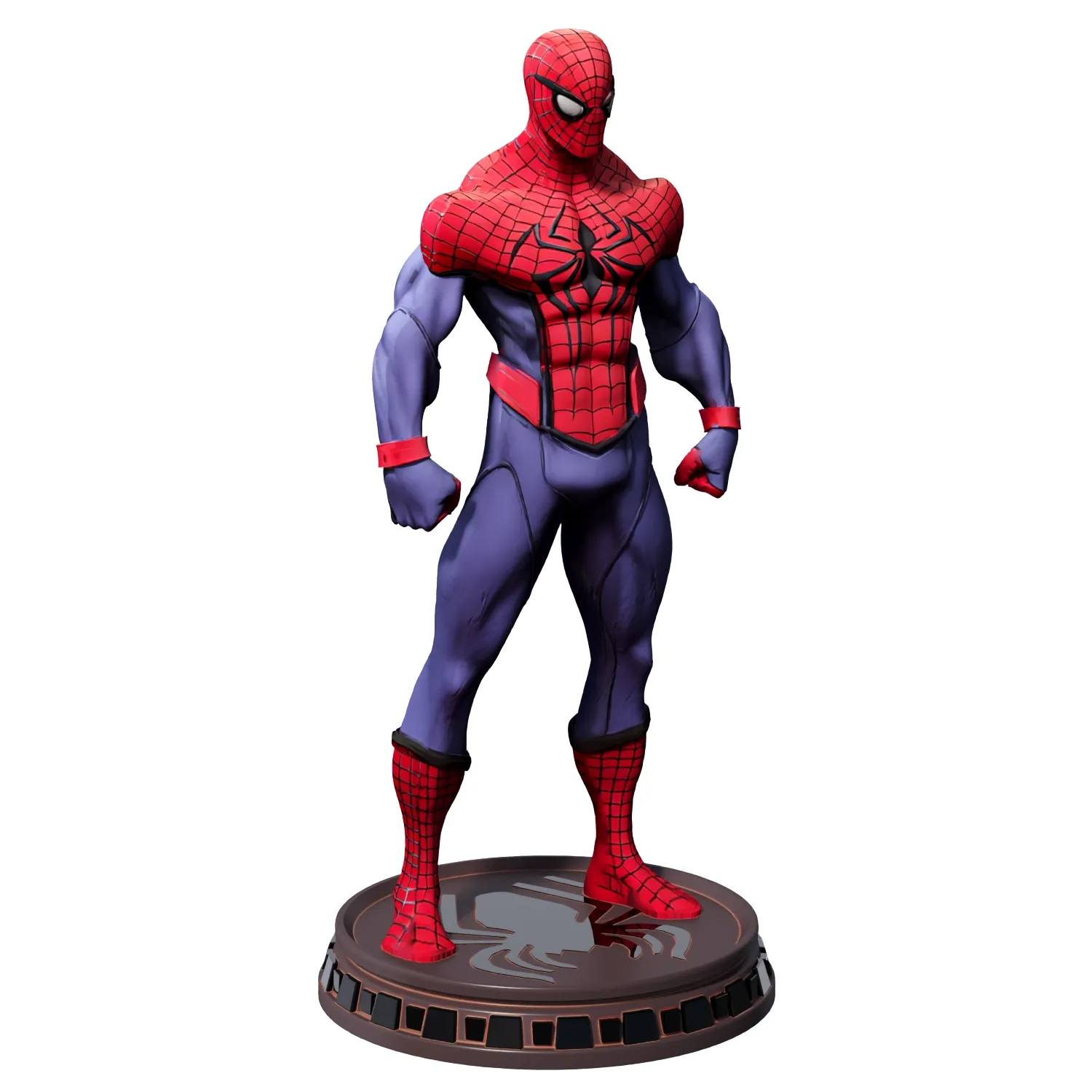 A stylized superhero 3D Model .c4d .max .obj .3ds .fbx .stl .blend 