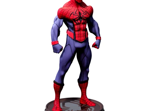 Een gestileerde superheld 3D Model