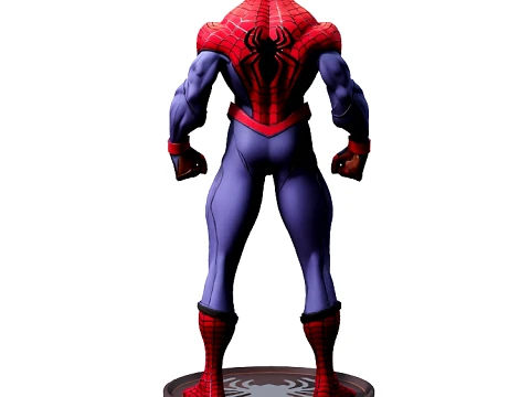 A stylized superhero 3D Model