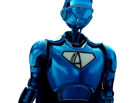 Superman Robot 4 Four 3D Model