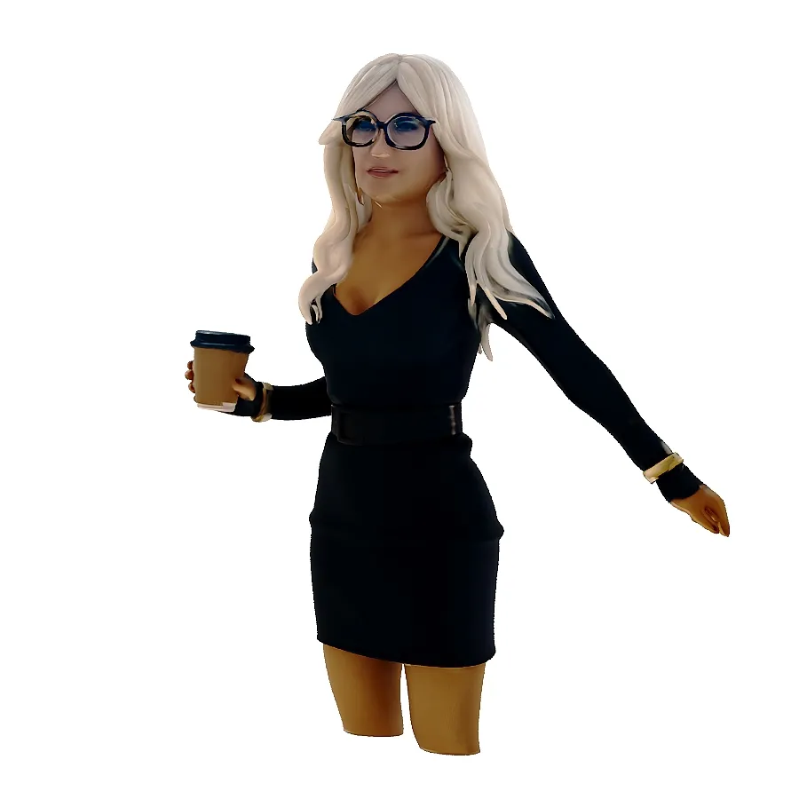 Eve Teschmacher 3D Model .c4d .max .obj .3ds .fbx .stl .blend 