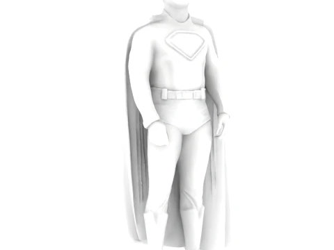 Cartoon Superhero Character 3D Model