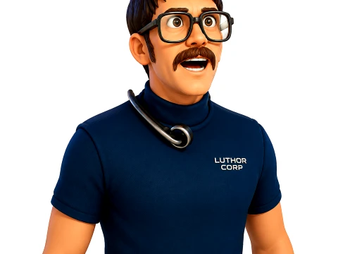 LuthorCorp Technician Malik Mali Ali 3D Model