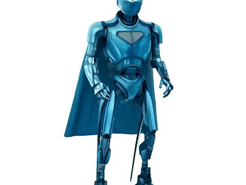 Robot Superman No4 Empat Model 3D