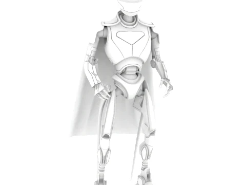 Superman Robot No4 Four 3D Model