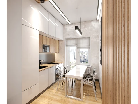 Modern Apartment Interior Visualization Set 3D 모델