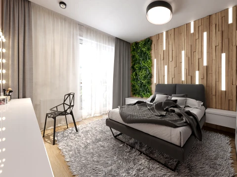 Modern Apartment Interior Visualization Set 3D Model