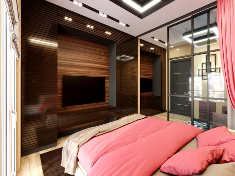 Modern Apartment Interior Visualization Set 3D Model