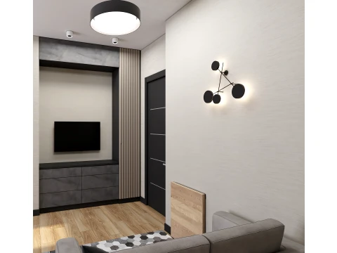 Modern Apartment Interior Visualization Set 3D Model
