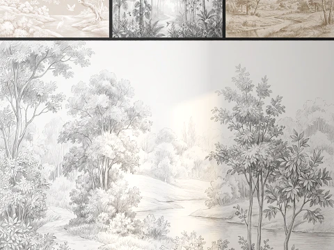 Wallpaper- 06 - 3D Model