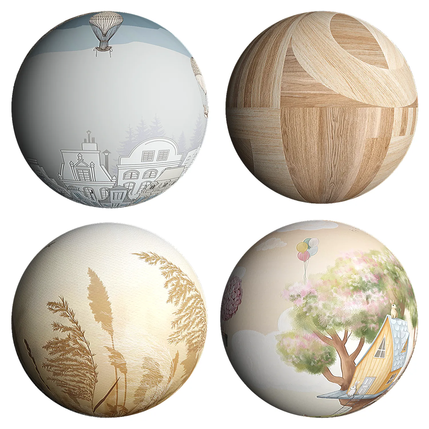 Designer wallpapers 13 Childrens ----- 13- PRO 3D Model .c4d .max .obj .3ds .fbx .stl .blend