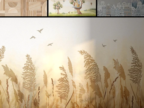 Designer wallpapers 13 Childrens ----- 13- PRO 3D Model